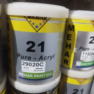 رنگ سفید پژو 405 دو جزئ 29020C محار