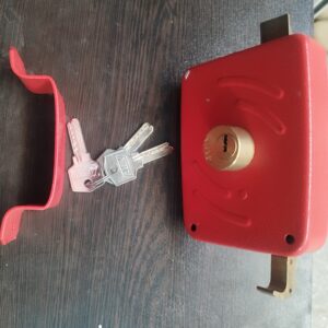 قفل درب حیاطی کلید کامپیوتری سه کلید امین