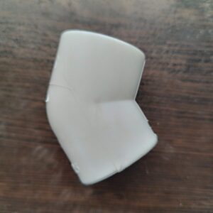 زانویی 45 درجه سفید آذین سایز 3/4